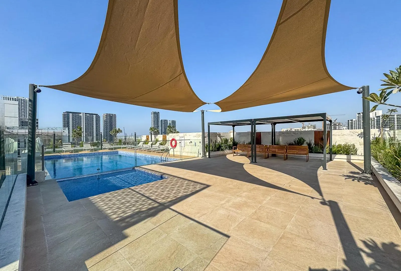 Daire Spacious Studio Apt Pool, Gym And Kid'S Playground Dubai Birleşik Arap Emirlikleri